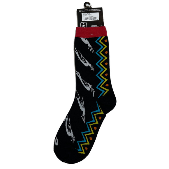 Ace Socks with Kokopelli's Parade Print - NWT - Picture 2 of 2
